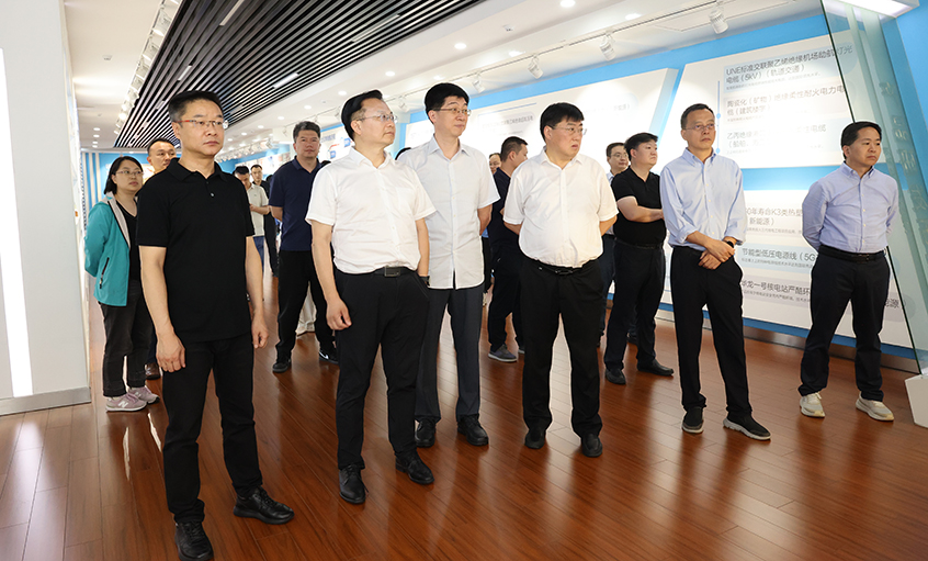 长三角信息化专题组一行来尊龙凯时电缆调研